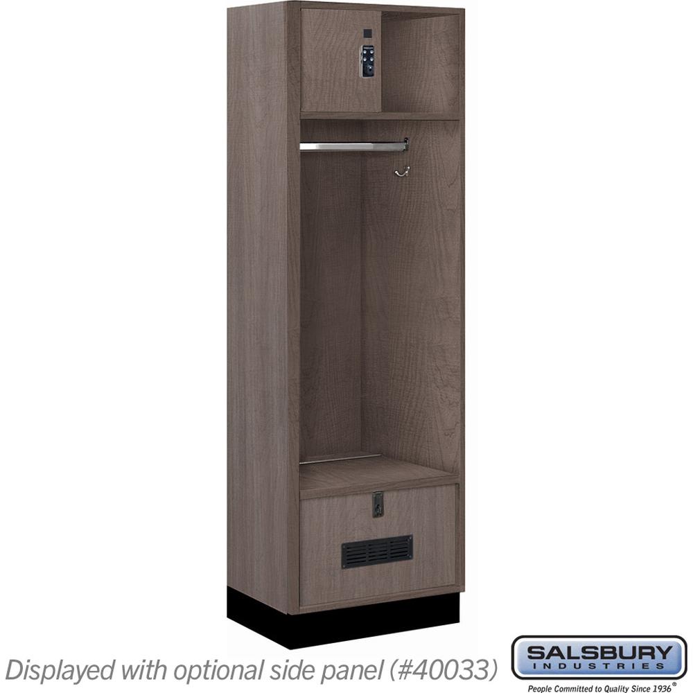 24" Wide Premier Wood Open Access Locker - 6 Feet High - 18" Deep by Salsbury