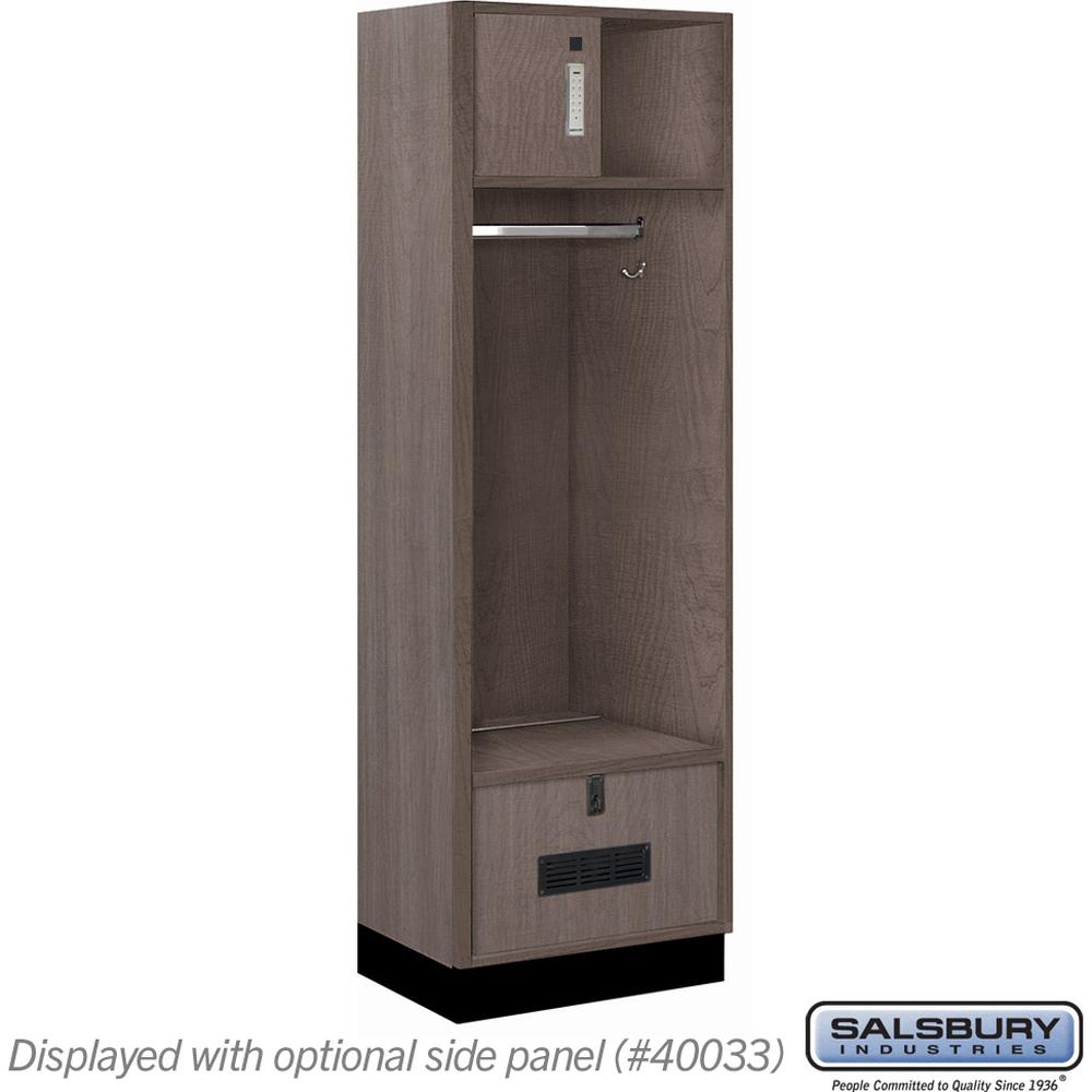 24" Wide Premier Wood Open Access Locker - 6 Feet High - 18" Deep by Salsbury
