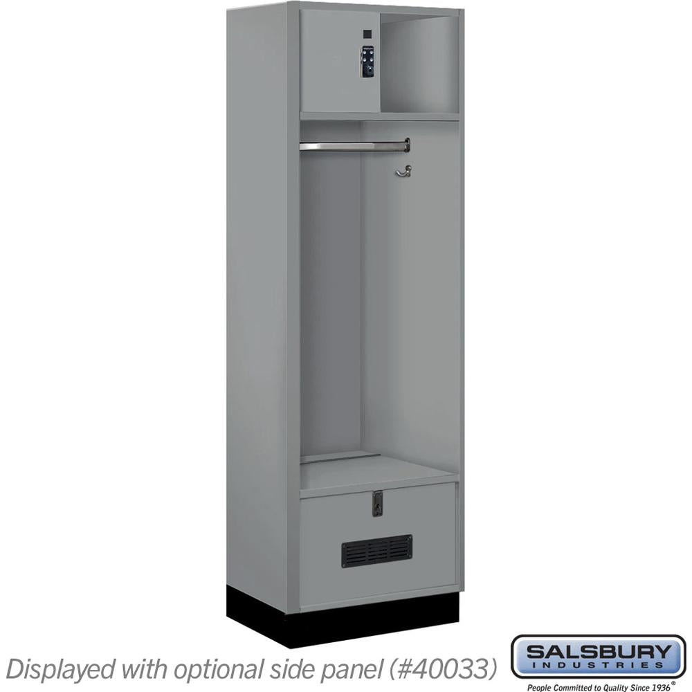 24" Wide Premier Wood Open Access Locker - 6 Feet High - 18" Deep by Salsbury