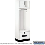 24" Wide Premier Wood Open Access Locker - 6 Feet High - 18" Deep by Salsbury