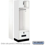 24" Wide Premier Wood Open Access Locker - 6 Feet High - 18" Deep by Salsbury