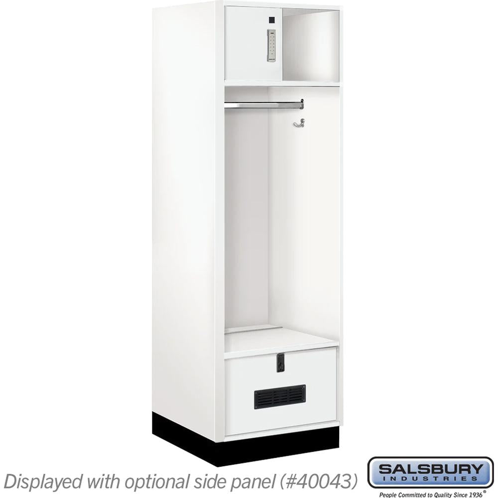 24" Wide Premier Wood Open Access Locker - 6 Feet High - 24" Deep by Salsbury
