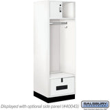 24" Wide Premier Wood Open Access Locker - 6 Feet High - 24" Deep by Salsbury