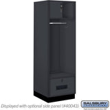 24" Wide Premier Wood Open Access Locker - 6 Feet High - 24" Deep by Salsbury