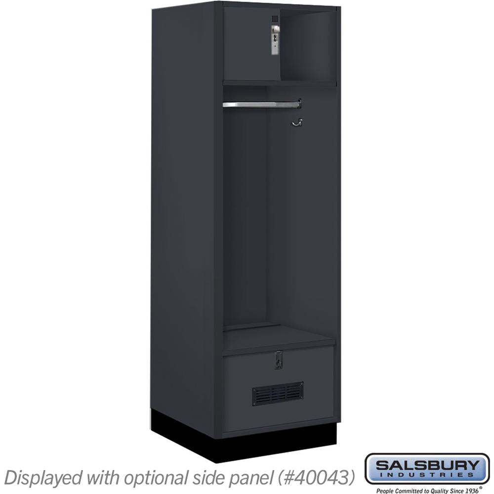 24" Wide Premier Wood Open Access Locker - 6 Feet High - 24" Deep by Salsbury