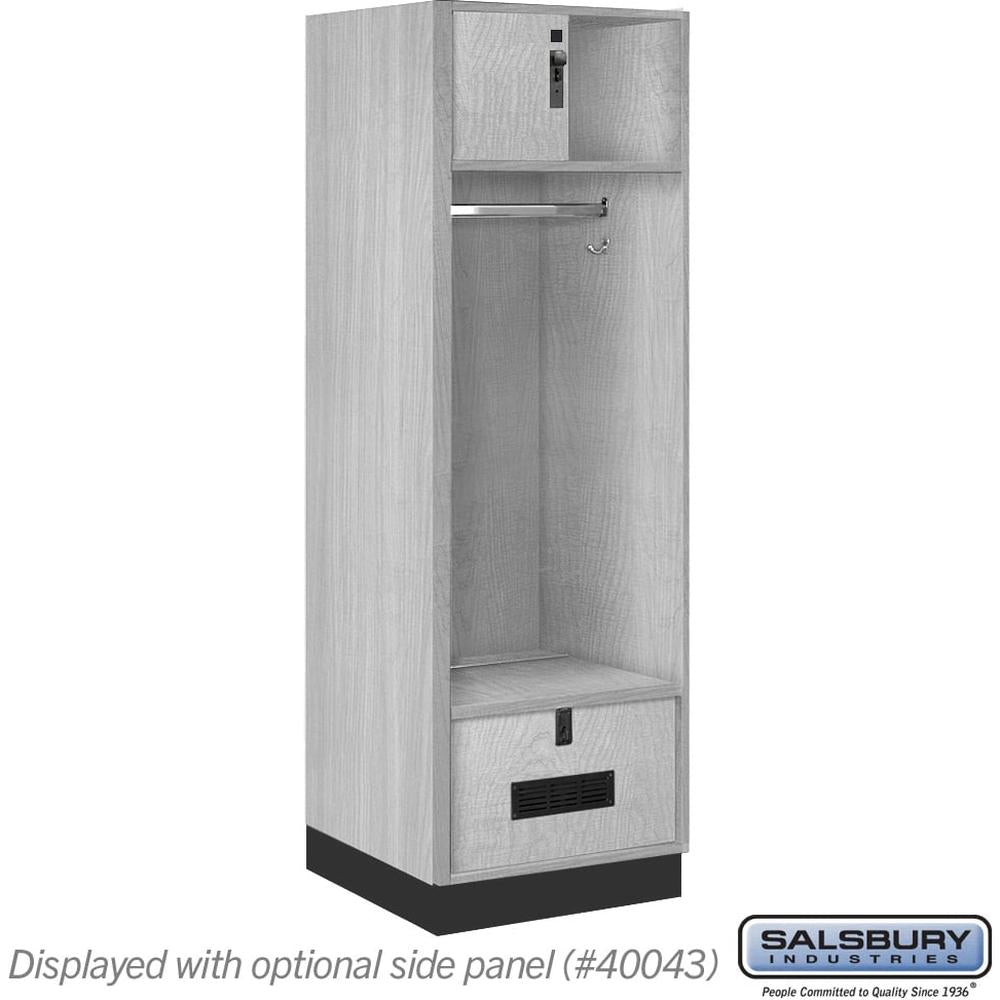 24" Wide Premier Wood Open Access Locker - 6 Feet High - 24" Deep by Salsbury
