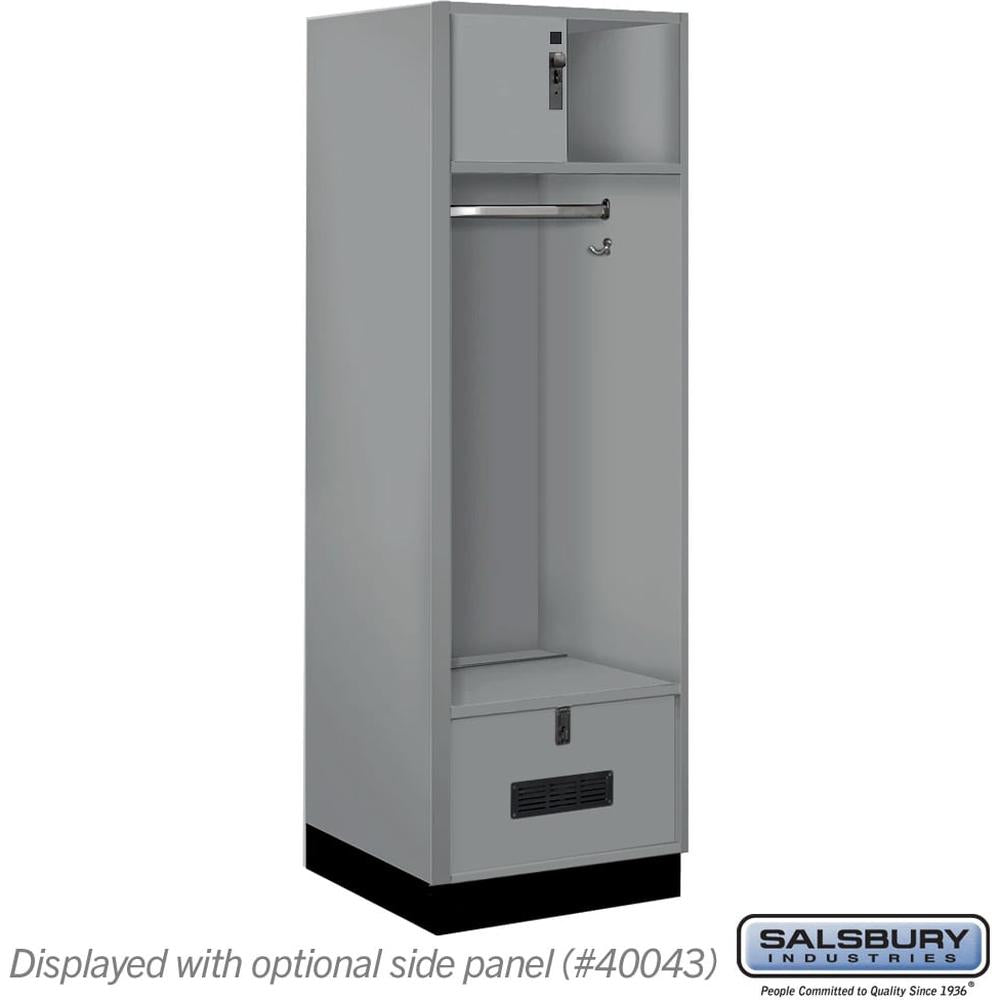 24" Wide Premier Wood Open Access Locker - 6 Feet High - 24" Deep by Salsbury