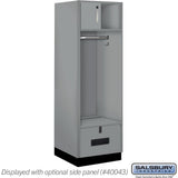 24" Wide Premier Wood Open Access Locker - 6 Feet High - 24" Deep by Salsbury