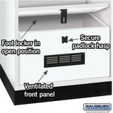 24" Wide Premier Wood Open Access Locker - 6 Feet High - 24" Deep by Salsbury