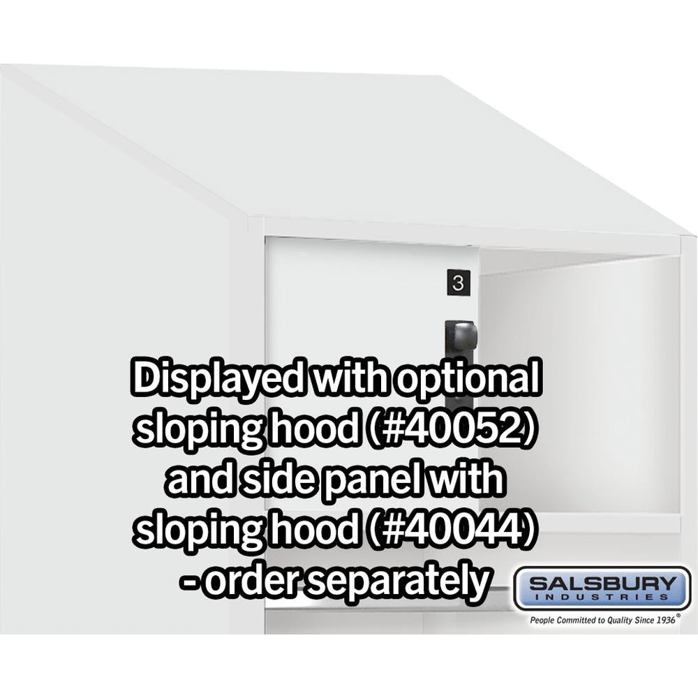 24" Wide Premier Wood Open Access Locker - 6 Feet High - 24" Deep by Salsbury