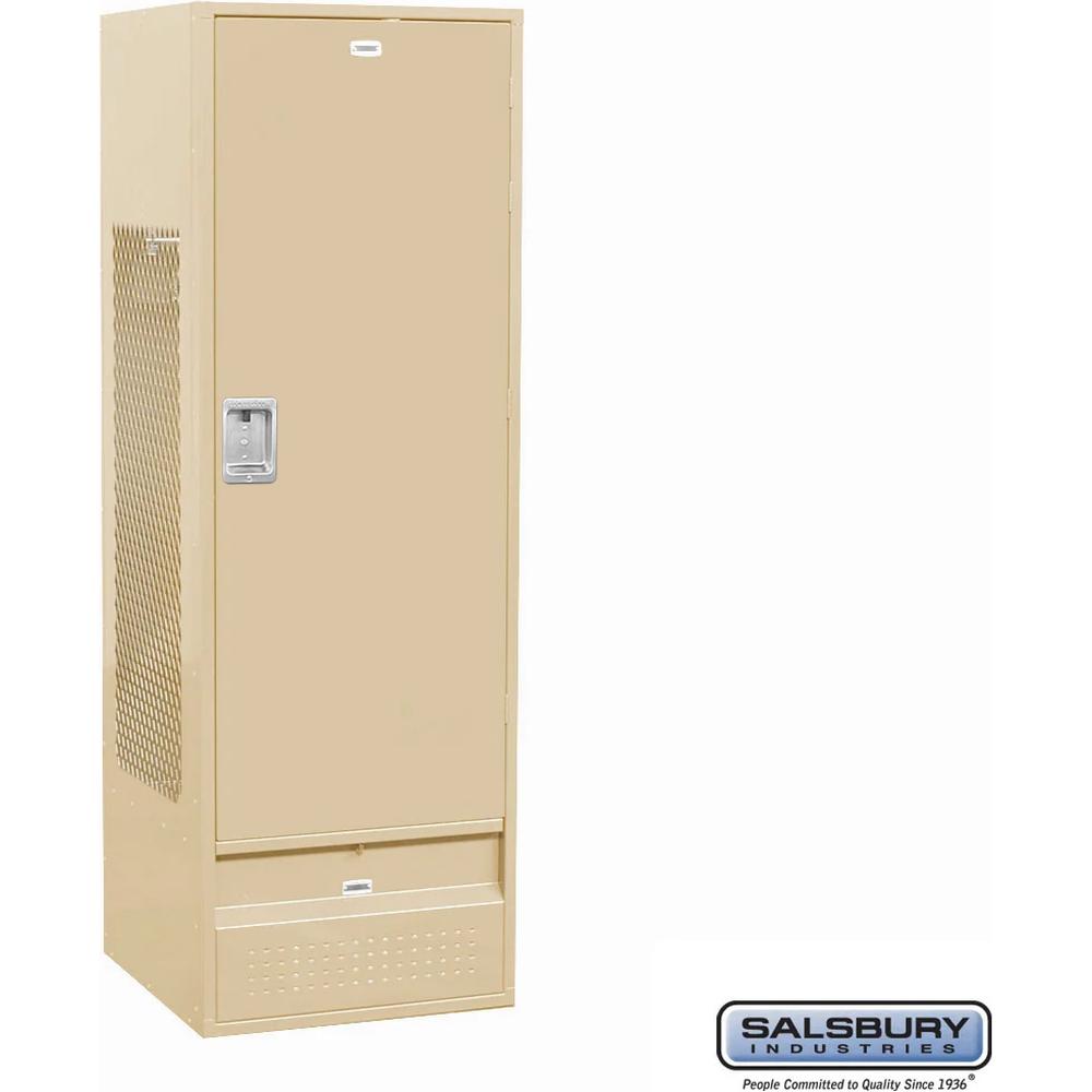 24" Wide Standard Gear Metal Locker - 6 Feet High - 18" Deep by Salsbury