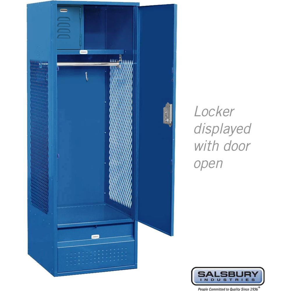 24" Wide Standard Gear Metal Locker - 6 Feet High - 18" Deep by Salsbury