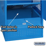 24" Wide Standard Gear Metal Locker - 6 Feet High - 24" Deep by Salsbury