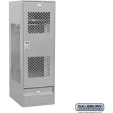 24" Wide Vented Gear Metal Locker - 6 Feet High - 24" Deep by Salsbury