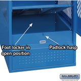 24" Wide Vented Gear Metal Locker - 6 Feet High - 24" Deep by Salsbury