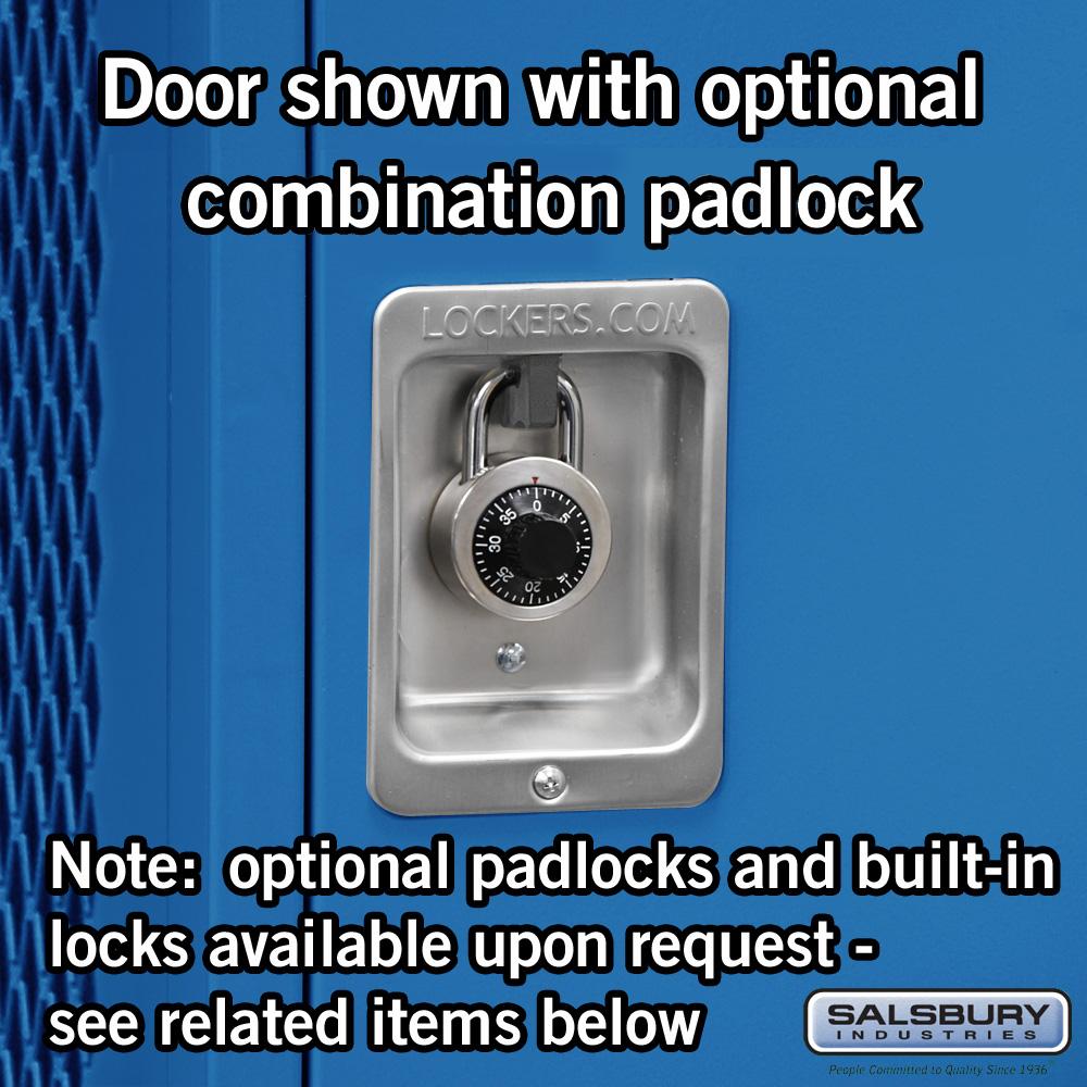 24" Wide Vented Gear Metal Locker - 6 Feet High - 24" Deep by Salsbury
