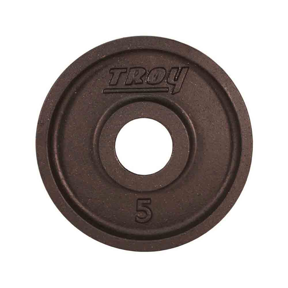 Troy 245 lbs to 425 lbs Black Cast Iron Wide Rim Olympic Plates Set