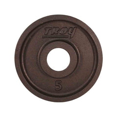Troy 245 lbs to 425 lbs Black Cast Iron Wide Rim Olympic Plates Set