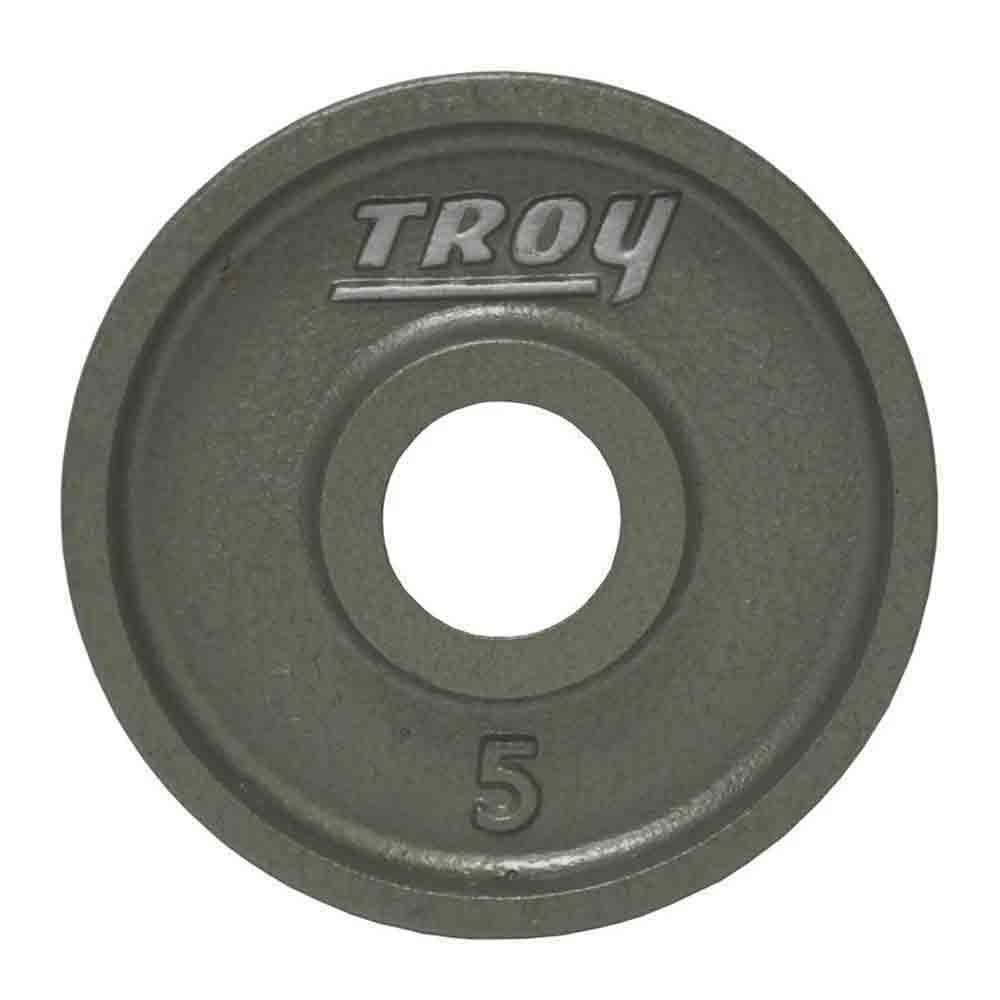 Troy 245 lbs to 425 lbs Gray Cast Iron Wide Rim Olympic Plates Set