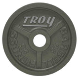 Troy 245 lbs to 425 lbs Gray Cast Iron Wide Rim Olympic Plates Set