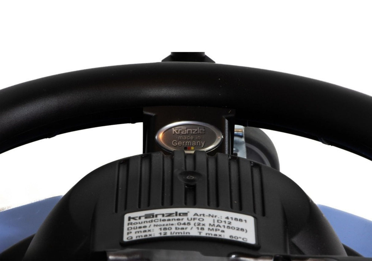 Kränzle UFO Flat Cleaner with Wheels & Bayonet Quick Release | PN 9741881