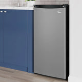 KoolMore 21 in. Convertible Refrigerator/Freezer 4.2 cu. ft. in Silver