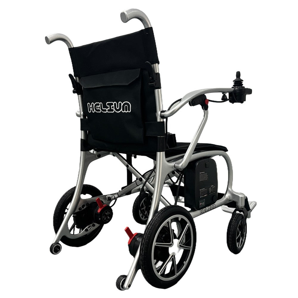 Helium 26 lbs Carbon Fiber Foldable Power Wheelchair