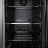 15 in. Built-In Panel Ready Undercounter Beverage Refrigerator, Compact with Digital Temperature Control, Glass Shelves, Security Lock