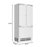 KoolMore Reserve 36 In. Panel Ready French Door Refrigerator with Ice Maker and Water Dispenser, Frost Free, 19.6 Cu. Ft.