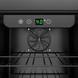 15 in. Small Stainless Steel, Glass-Door Built-In Refrigerator and Beverage Cooler, 3 cu. ft.