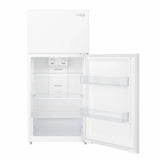 28 In. 14 Cu. Ft. Top-Freezer Residential Refrigerator in White