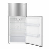 28 In. 14 Cu. Ft. Top-Freezer Residential Refrigerator in Stainless Steel