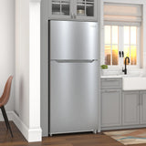 30 In. 18 Cu. Ft. Top-Freezer Residential Refrigerator in Stainless Steel