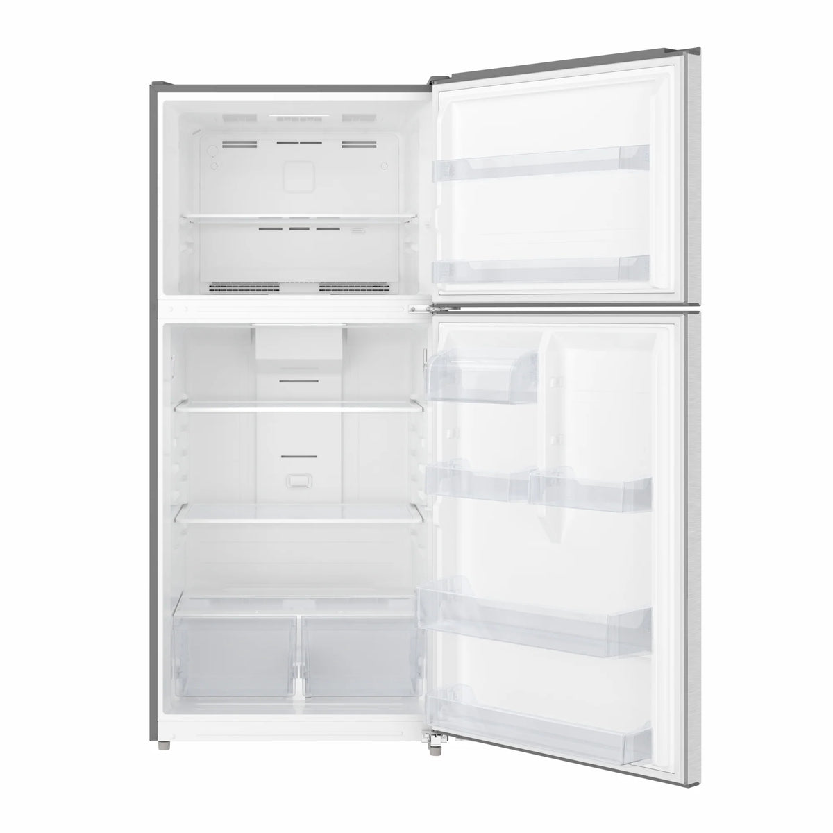 30 In. 18 Cu. Ft. Top-Freezer Residential Refrigerator in Stainless Steel