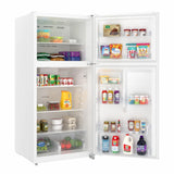 30 In. 18 Cu. Ft. Top-Freezer Residential Refrigerator in White