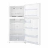 30 In. 18 Cu. Ft. Top-Freezer Residential Refrigerator in White