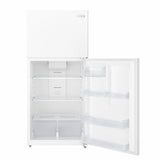 30 In. 18 Cu. Ft. Top-Freezer Residential Refrigerator in White