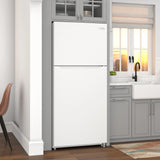 30 In. 20 Cu. Ft. Top-Freezer Residential Refrigerator in White
