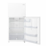 30 In. 20 Cu. Ft. Top-Freezer Residential Refrigerator in White