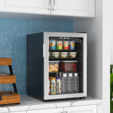 17 in. 70-Can Beverage Refrigerator with Stainless Steel Trim, 2.5 cu. ft.