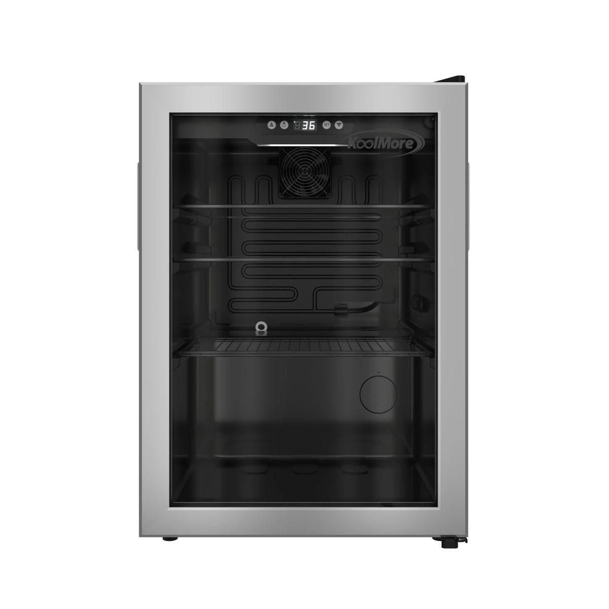 17 in. 70-Can Beverage Refrigerator with Stainless Steel Trim, 2.5 cu. ft.