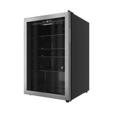 20 in. 4.5 cu. ft. Glass-Door Beverage Refrigerator Merchandiser with a 120-Can Capacity and Stainless-Steel Trim