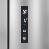 KoolMore 17.9 Cu. Ft. 33-Inch 4-Door French Door Refrigerator with Manual Twist Ice Maker, Stainless Steel