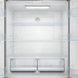 KoolMore 17.9 Cu. Ft. 33-Inch 4-Door French Door Refrigerator with Manual Twist Ice Maker, Stainless Steel