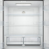 KoolMore 17.9 Cu. Ft. 33-Inch 4-Door French Door Refrigerator with Manual Twist Ice Maker, Black