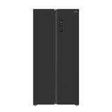 KoolMore 15.6 Cu. Ft. 33-Inch Side-by-Side Refrigerator with Manual Twist Ice Maker, Black