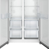 KoolMore 15.6 Cu. Ft. 33-Inch Side-by-Side Refrigerator with Manual Twist Ice Maker, Black