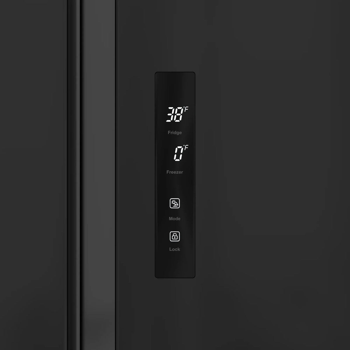 KoolMore 15.6 Cu. Ft. 33-Inch Side-by-Side Refrigerator with Manual Twist Ice Maker, Black