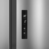 15.6 Cu. Ft. 33-Inch Side-by-Side Refrigerator with Manual Twist Ice Maker, Stainless Steel