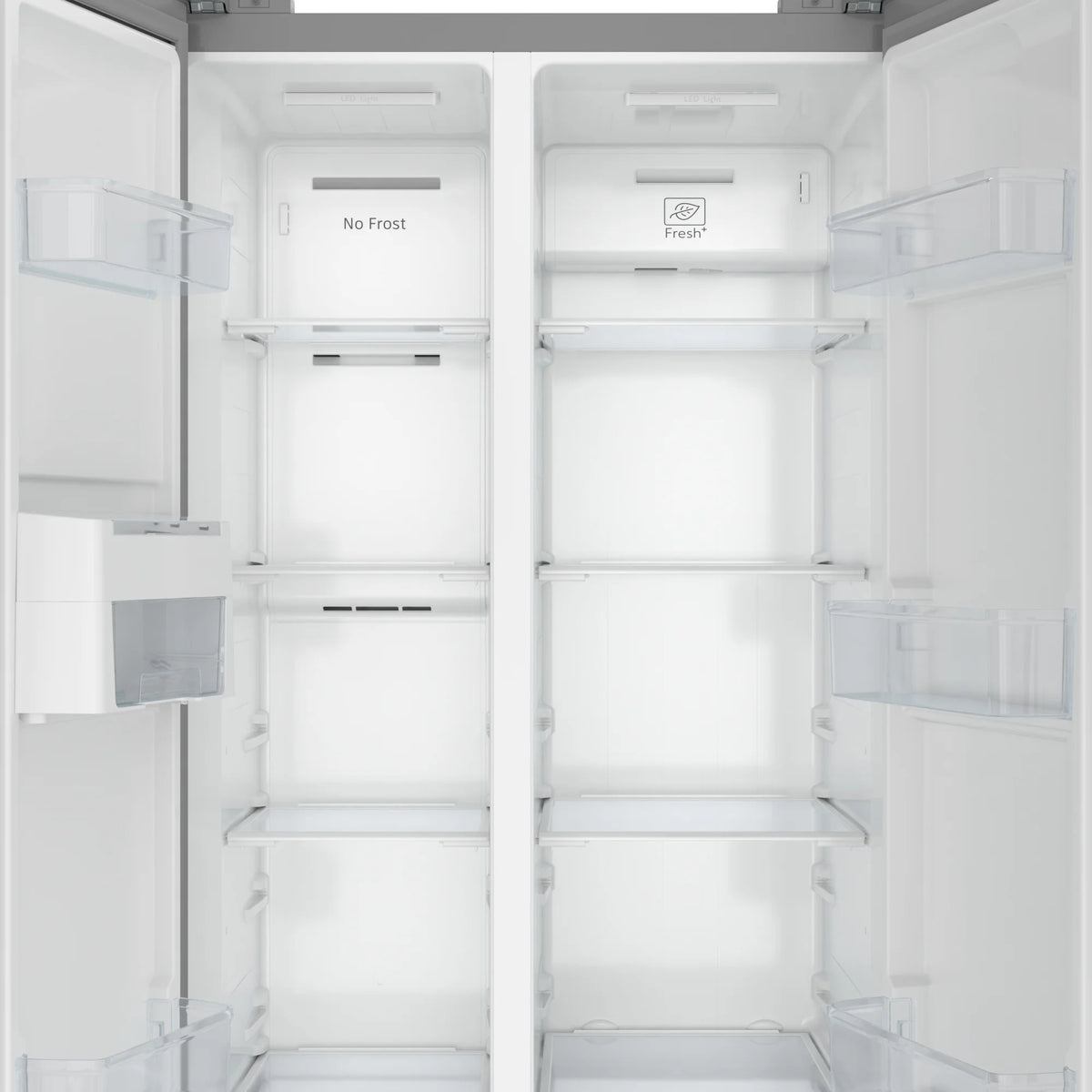 15.6 Cu. Ft. 33-Inch Side-by-Side Refrigerator with Manual Twist Ice Maker, Stainless Steel